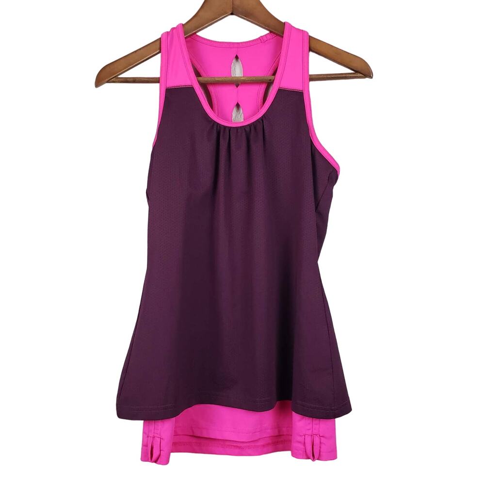 Aspire Fitted Racerback Athletic Tank - S